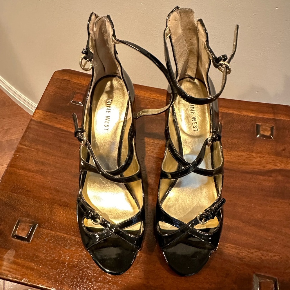 Nine West strappy heel